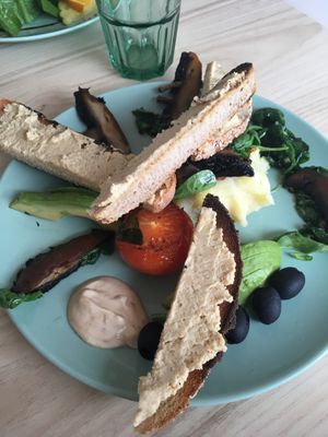 Vegan breakfast  at the third cafe in Liverpool