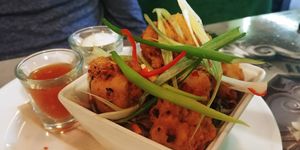 Salt and chilli tofu. at Eat Street in Belfast