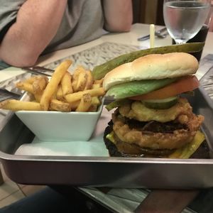 New York burger at Eat Street in Belfast