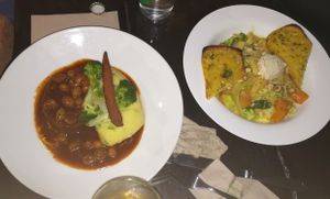 Mains, pasta and Beef Dauphin at Eat Street in Belfast