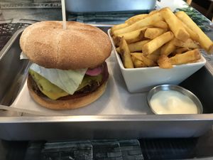 Southern fried Seitan burger  at Eat Street in Belfast