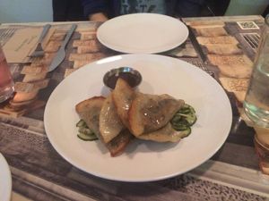 Ravioli starter at Eat Street in Belfast