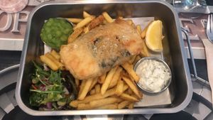 Tofu fish at Eat Street in Belfast