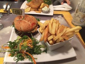 Eat street and Brie burger  at Eat Street in Belfast