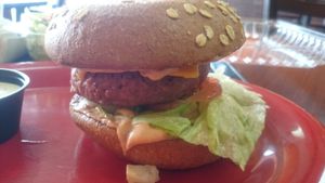 beyond burger at Veganos Kitchen in Las Vegas