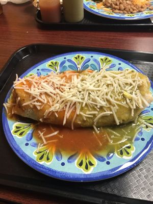 Classic wet burrito at Veganos Kitchen in Las Vegas