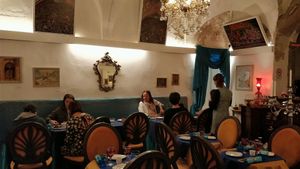 restaurant interior with Persian styled design at Cardamom Persian Palace in Como