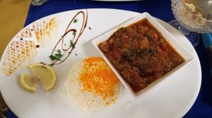 Celo Khoresh Bademjan at Cardamom Persian Palace in Como