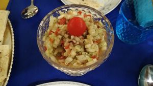 Salad Shirazi at Cardamom Persian Palace in Como