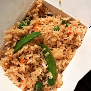 Veggie Fried Rice.  No Egg.  at So Good China Restaurant in Blaine