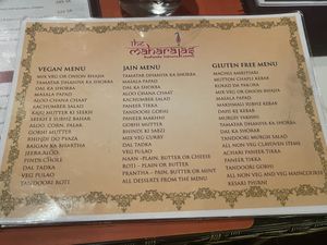 Amazing, informed staff and great food! Just ask for the vegan menu  at The Maharajas in Mahe