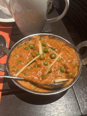 Vegan Curry with potatos   at The Maharajas in Mahe