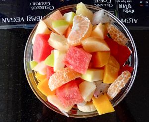 Fruit Salad at Alchemy Vegan in Chiang Mai