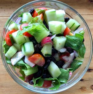 Blackbean Salad at Alchemy Vegan in Chiang Mai