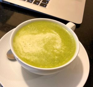 Matcha Latte at Alchemy Vegan in Chiang Mai