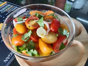 Cherry Tomatoes Salad at Alchemy Vegan in Chiang Mai