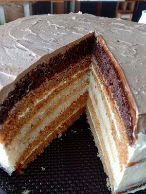 Layer Cake at Alchemy Vegan in Chiang Mai
