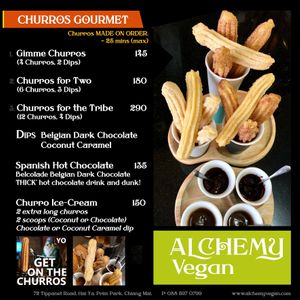 2021 Churros Gourmet at Alchemy Vegan in Chiang Mai