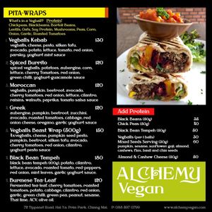 2021 Pita-Wraps at Alchemy Vegan in Chiang Mai
