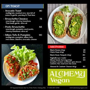 2021 On-Toast at Alchemy Vegan in Chiang Mai