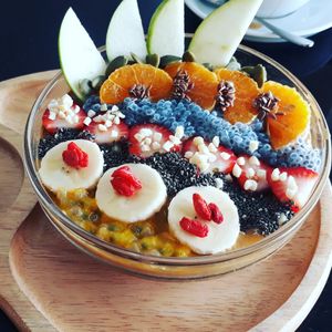 Cocoa cashew smoothie bowl at Alchemy Vegan in Chiang Mai