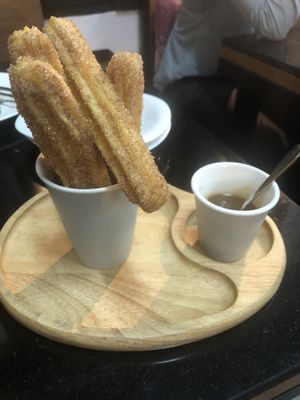Churros at Alchemy Vegan in Chiang Mai
