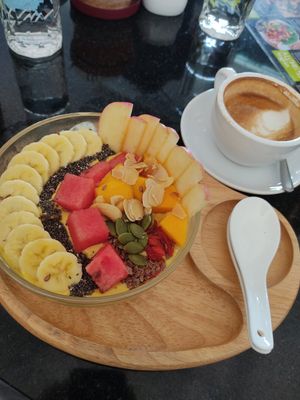 Bambi smoothie at Alchemy Vegan in Chiang Mai