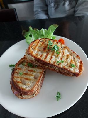 Mediterranean panini at Alchemy Vegan in Chiang Mai