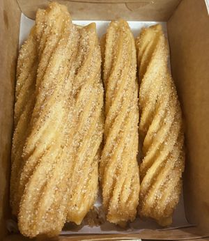 Best vegan churros ever  at Alchemy Vegan in Chiang Mai