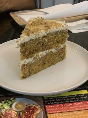 Carrot Cake 🤤🤤  at Alchemy Vegan in Chiang Mai