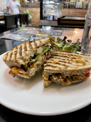 Vegball panini 😋  at Alchemy Vegan in Chiang Mai