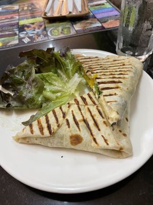 Avo pumpkin quesadilla   at Alchemy Vegan in Chiang Mai
