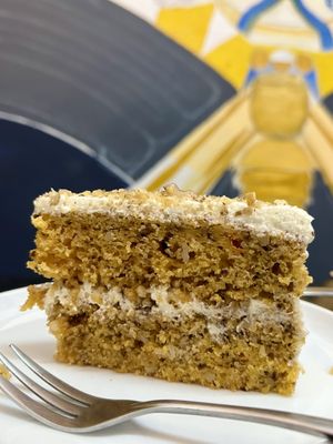 Alchemy carrot cake (140 THB)  at Alchemy Vegan in Chiang Mai