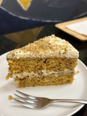 Alchemy carrot cake (140 THB)  at Alchemy Vegan in Chiang Mai