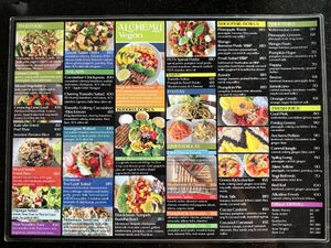 Menu   at Alchemy Vegan in Chiang Mai