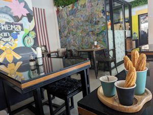 Nice churros at Alchemy Vegan in Chiang Mai