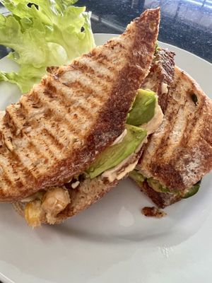 Vegball pesto panini   at Alchemy Vegan in Chiang Mai