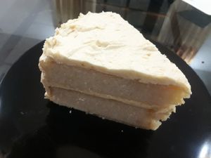 Vegan Butter Peach Cake at Alchemy Vegan in Chiang Mai