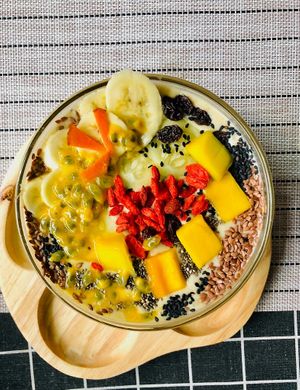 Boss smoothie bowl at Alchemy Vegan in Chiang Mai