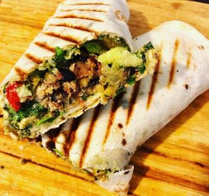 Wrap at Alchemy Vegan in Chiang Mai