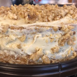 Carrot Decadence cake  at Alchemy Vegan in Chiang Mai