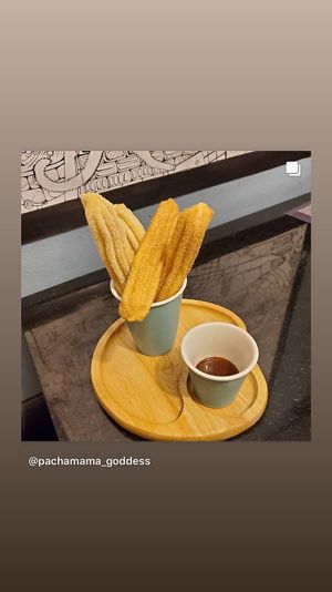 Churros *now available all day on demand at Alchemy Vegan in Chiang Mai