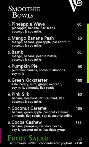 Smoothie Bowls at Alchemy Vegan in Chiang Mai