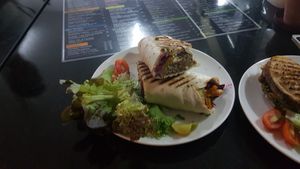 Beast wrap at Alchemy Vegan in Chiang Mai
