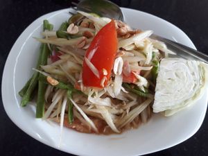 Somtam at Alchemy Vegan in Chiang Mai