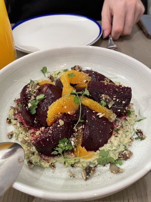 Marinated beets  at Ten Foot Henry in Calgary
