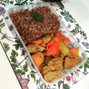 Kaldereta is a sumptuous traditional Filipino dish. But it does not mean it has to be meat. It can also be veggie meat. at Lush in Cebu