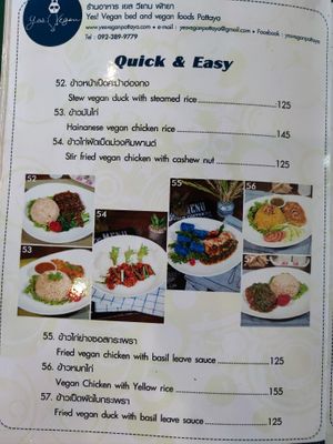 Quick and easy at Yes Vegan in Pattaya