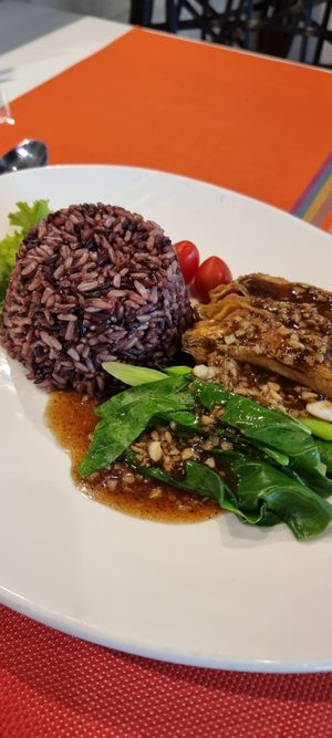 Vegan belly pork at Yes Vegan in Pattaya