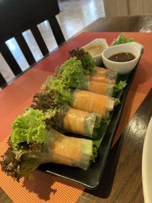 Rolled salad  at Yes Vegan in Pattaya